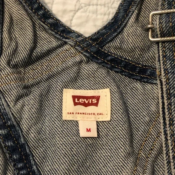 Levi's Blue Denim Overalls - Picture 8 of 14